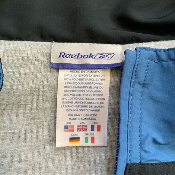 Y2K Full Zip Reebok Jacket - Picture 2 of 4